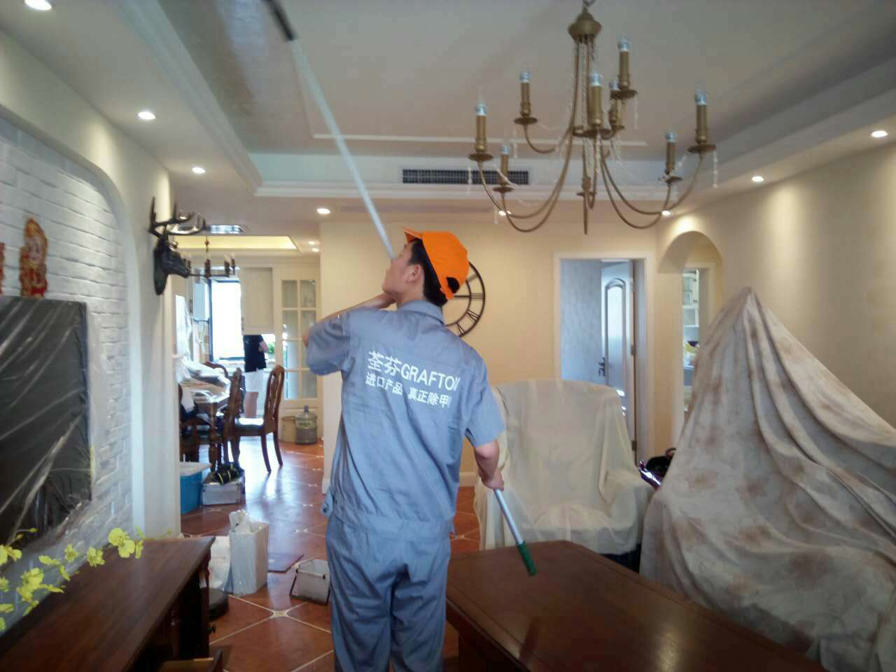 客廳頂面滾筒重點施工 客廳頂面滾筒重點施工