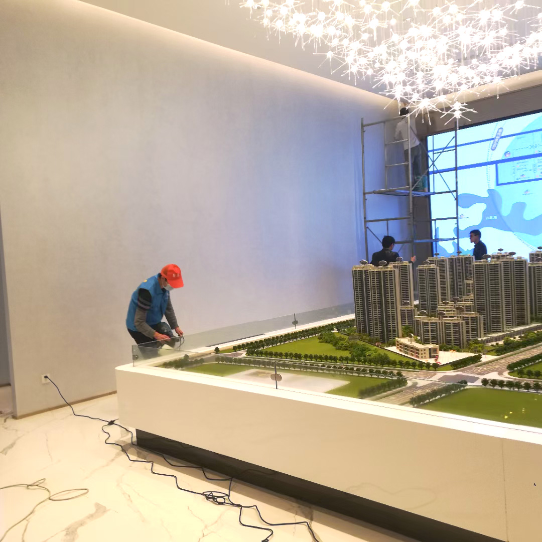 碧桂園沙盤模型噴槍治理甲醛 碧桂園沙盤模型噴槍治理甲醛