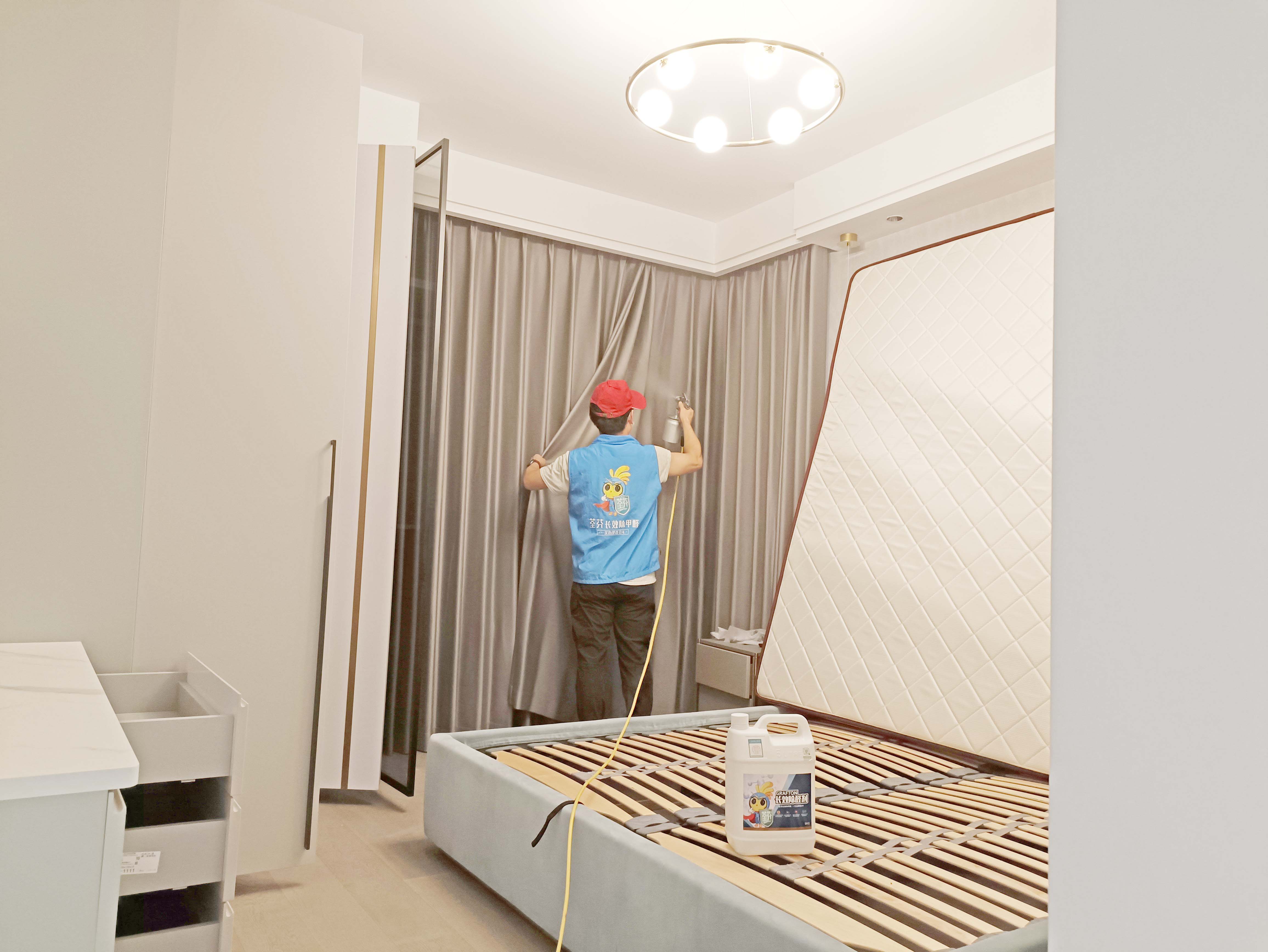 臥室窗簾噴槍噴涂治理 臥室窗簾噴槍噴涂治理