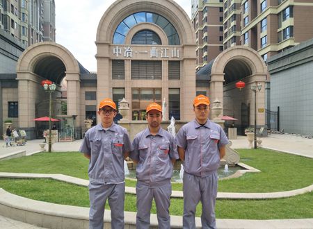 中冶·一曲江山小區(qū)荃芬除甲醛施工案例