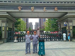 紫禁長(zhǎng)安小區(qū)荃芬除甲醛施工案例