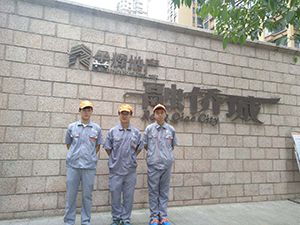 金輝地產(chǎn)融僑城荃芬除甲醛施工案例