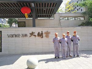 萬(wàn)科大明宮荃芬除甲醛施工案例