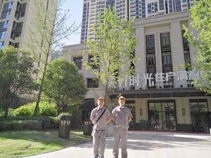 曲江美好時(shí)光小區(qū)荃芬除甲醛施工案例