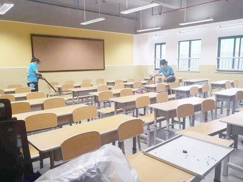 西咸新區(qū)第一小學除甲醛施工